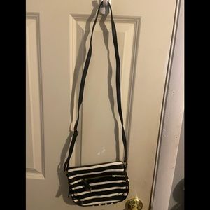 Black and White Crossbody Bag